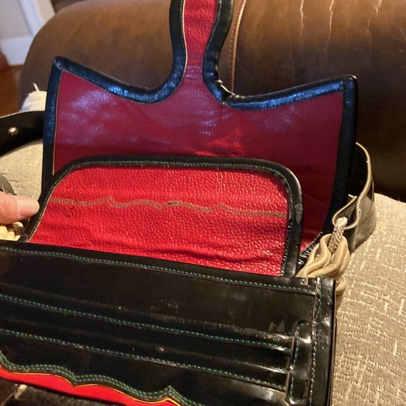 Jerico Guarnieleria Daricaeudelo Leather Vintage Western Bag - Picture 3 of 7